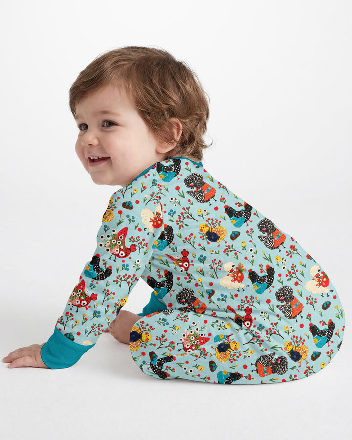 Chicken Garden Bamboo Convertible Zippy