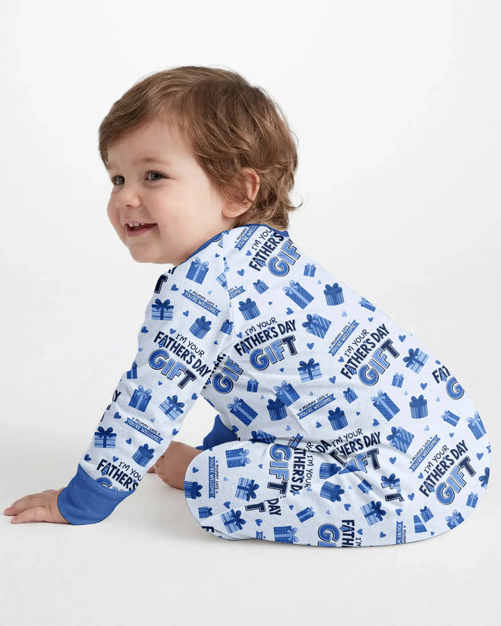 Gerippte Babykleidung mit individuellem Foto - Weich &amp; Skizzenhaft