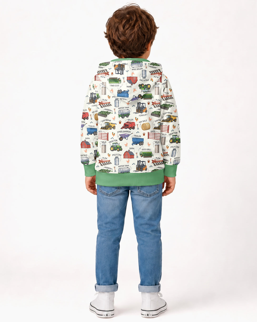 Little Farmer Bamboo Zip Hoodie