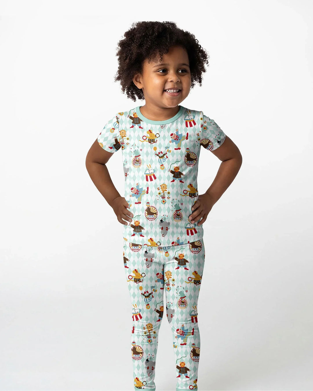 Zweiteiliges, kurzärmliges Pyjama-Set mit Marienkäfern