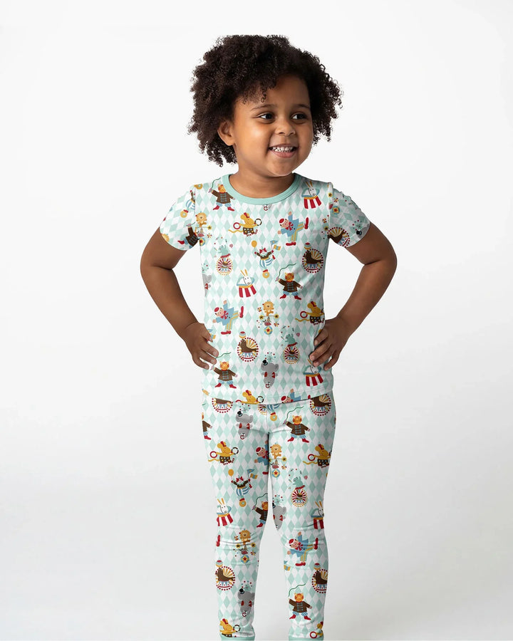 Zweiteiliges, kurzärmliges Pyjama-Set mit Marienkäfern