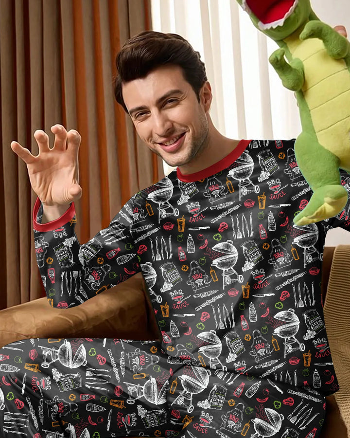 Vorlage Herren-Pyjama-Set