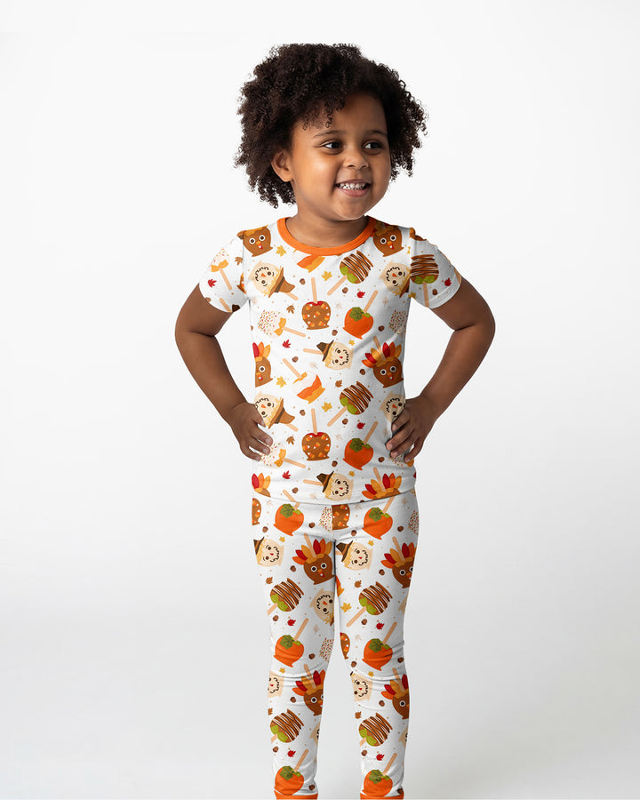 Zweiteiliges, kurzärmliges Pyjama-Set mit Marienkäfern