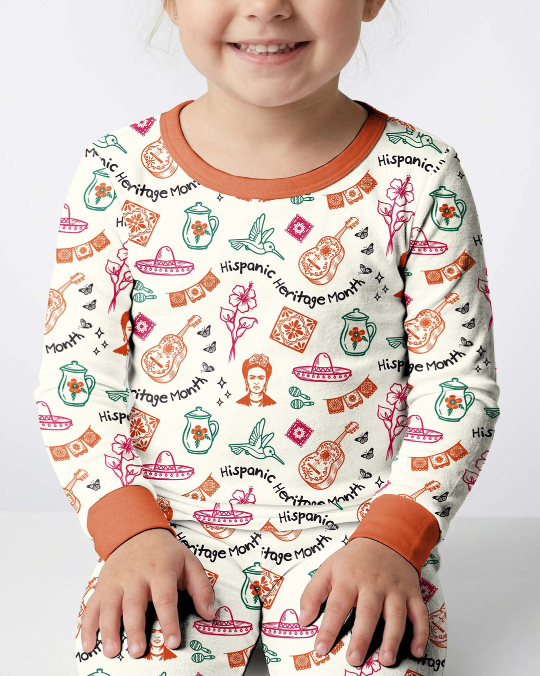 Hispanic Heritage Month Bamboo Two Piece Long Sleeve Pajama Set