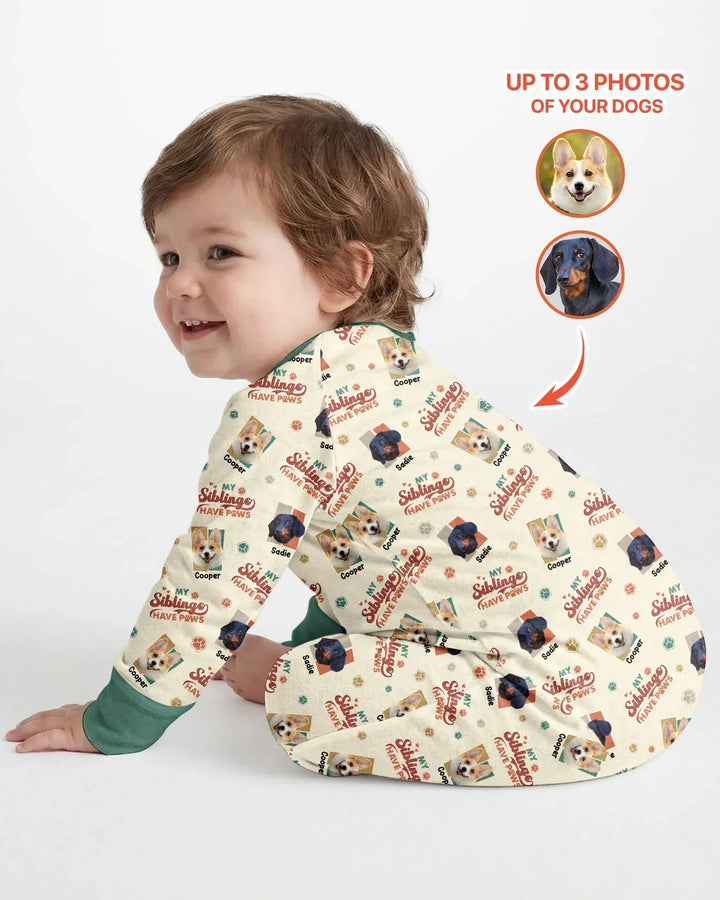 Gerippte Babykleidung mit individuellem Foto - Weich &amp; Skizzenhaft