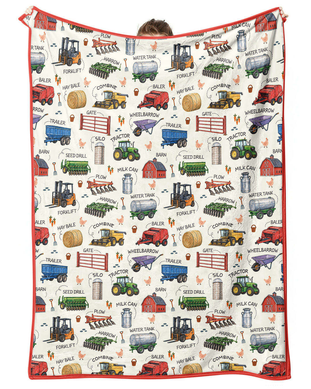 Little Farmer Bamboo Blanket