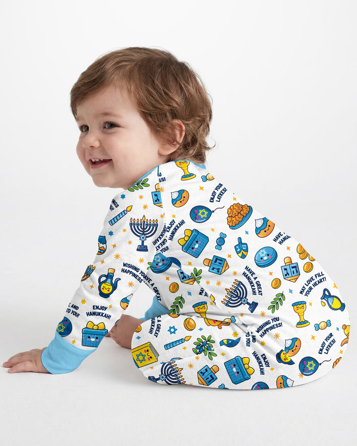 Kawaii Menorah Holiday Bamboo Convertible Zippy