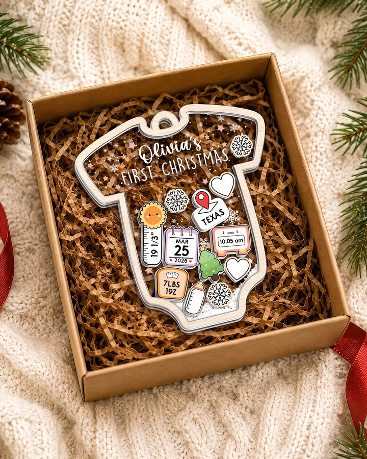 Baby's First Christmas Shaker Ornament