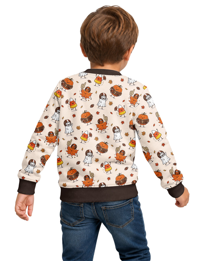 Sweatshirt mit Rundhalsausschnitt aus Bambusfaser