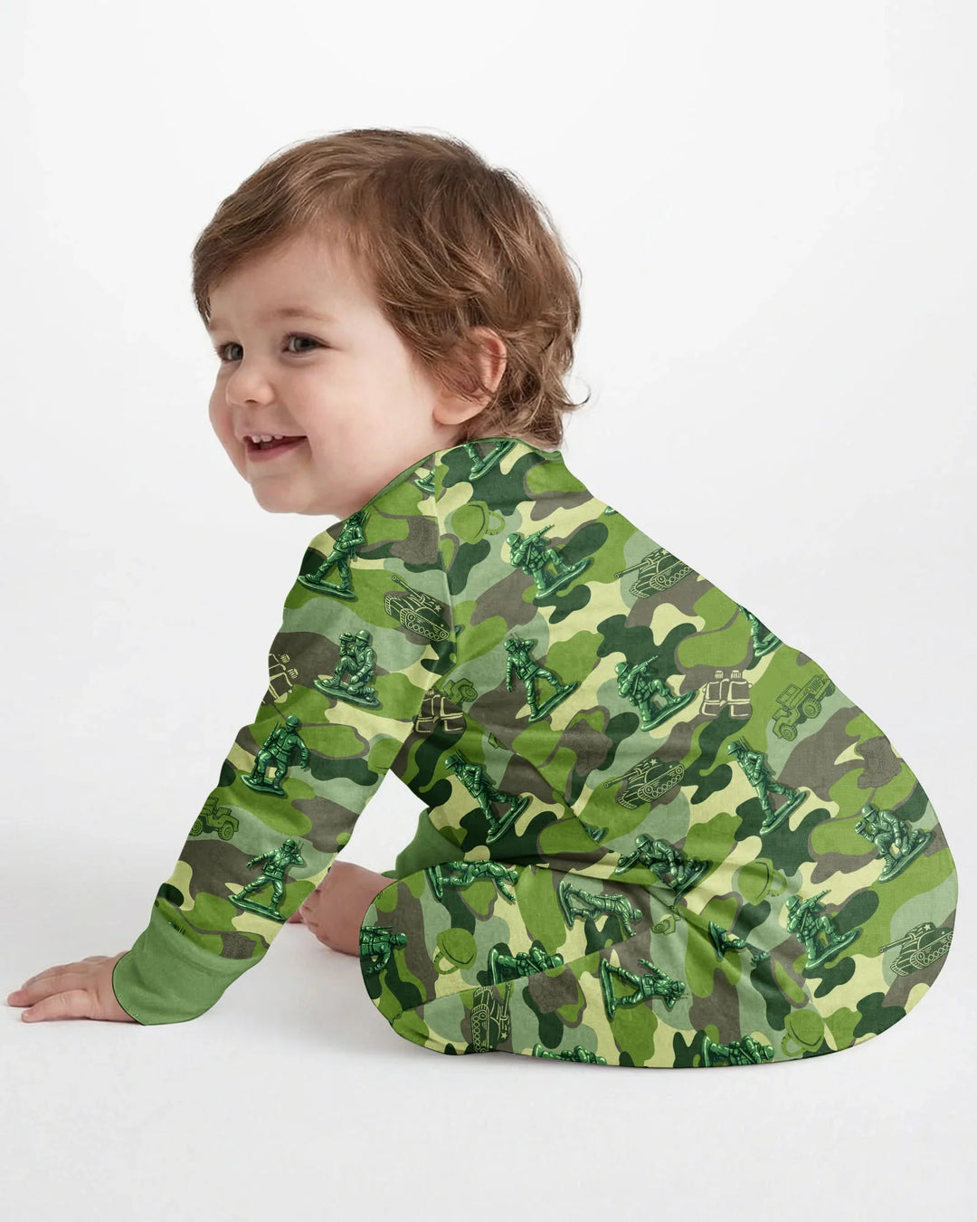 Gerippte Babykleidung mit individuellem Foto - Weich &amp; Skizzenhaft