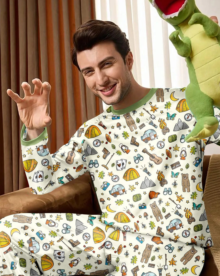 Vorlage Herren-Pyjama-Set