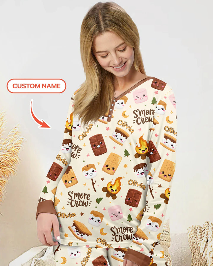 Vorlage Bambus Damen Pyjama Set