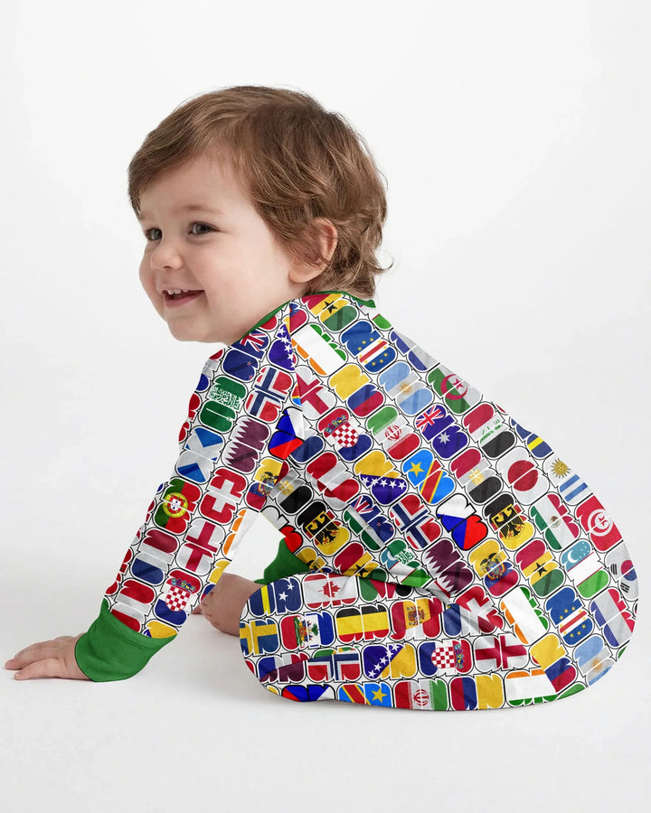 Gerippte Babykleidung mit individuellem Foto - Weich &amp; Skizzenhaft