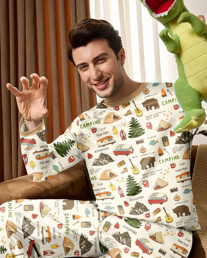 Vorlage Herren-Pyjama-Set