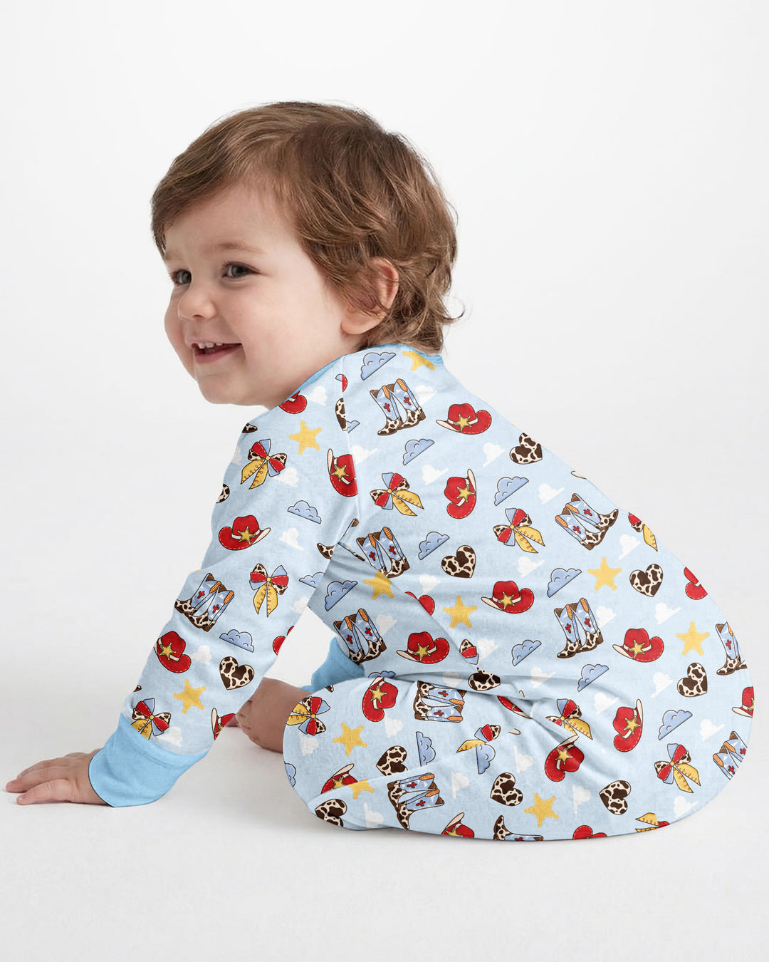 Gerippte Babykleidung mit individuellem Foto - Weich &amp; Skizzenhaft