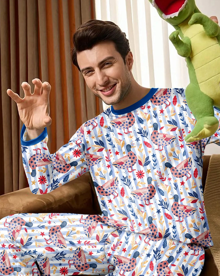 Vorlage Herren-Pyjama-Set