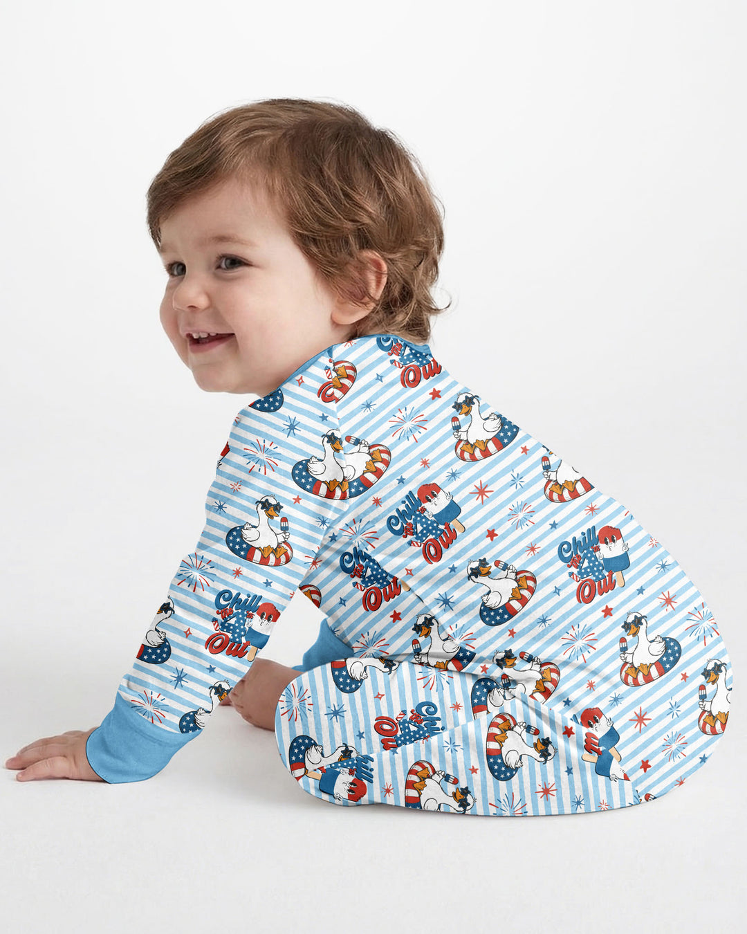 Gerippte Babykleidung mit individuellem Foto - Weich &amp; Skizzenhaft