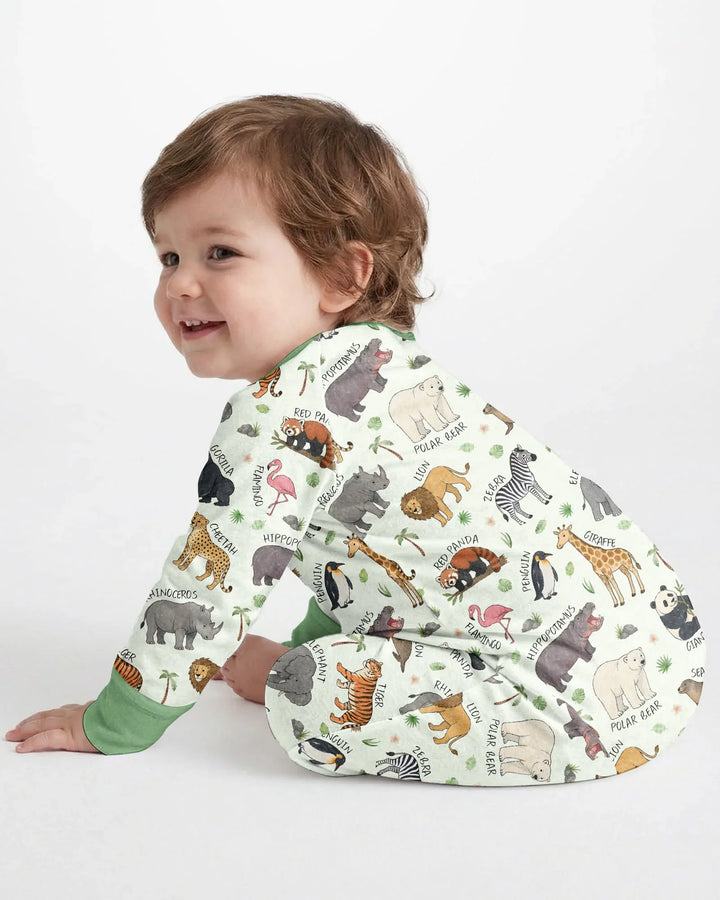 Safari Animals Bamboo Convertible Zippy