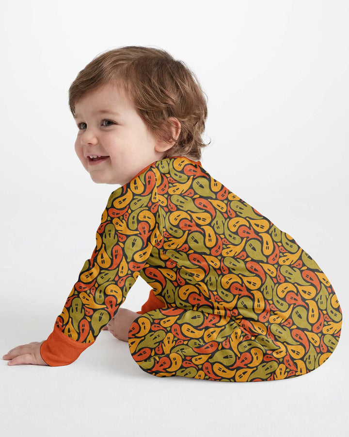 Retro Haunts & Happy Boos Bamboo Convertible Zippy