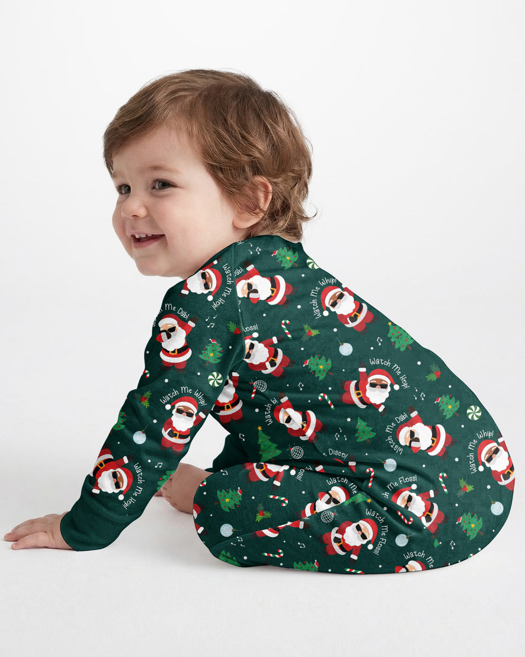 Santa's Christmas Dance Party Bamboo Convertible Zippy
