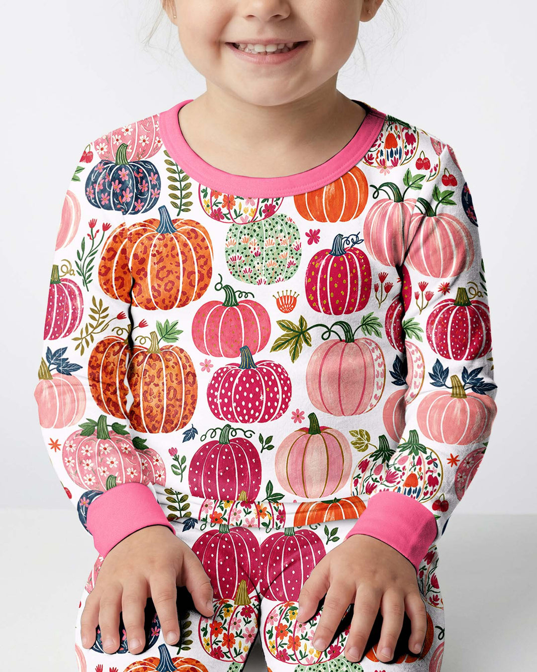 Pumpkin Patch Party Bamboo Two Piece Long Sleeve Pajama Set
