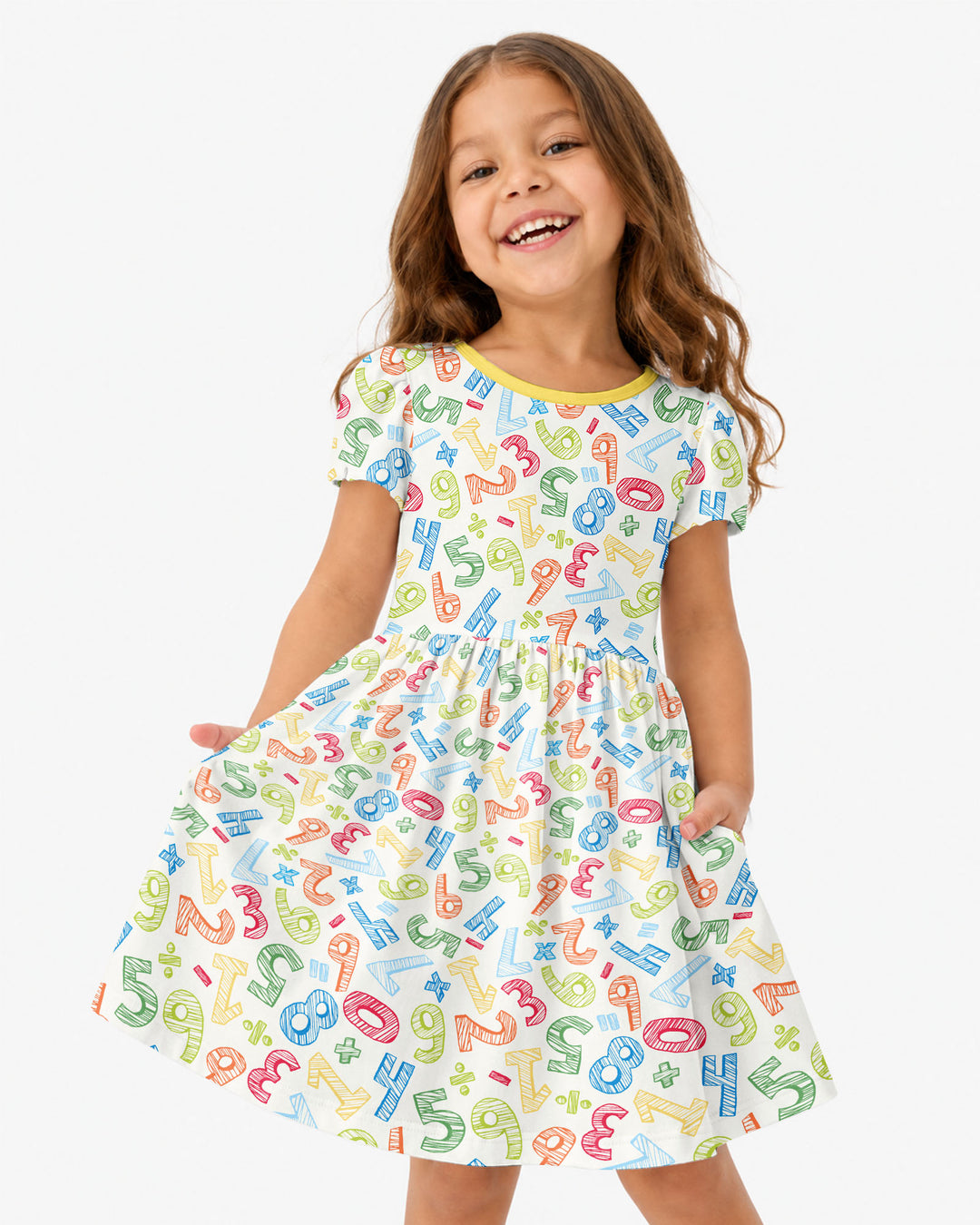 Math Doodles Bamboo Twirl Dress