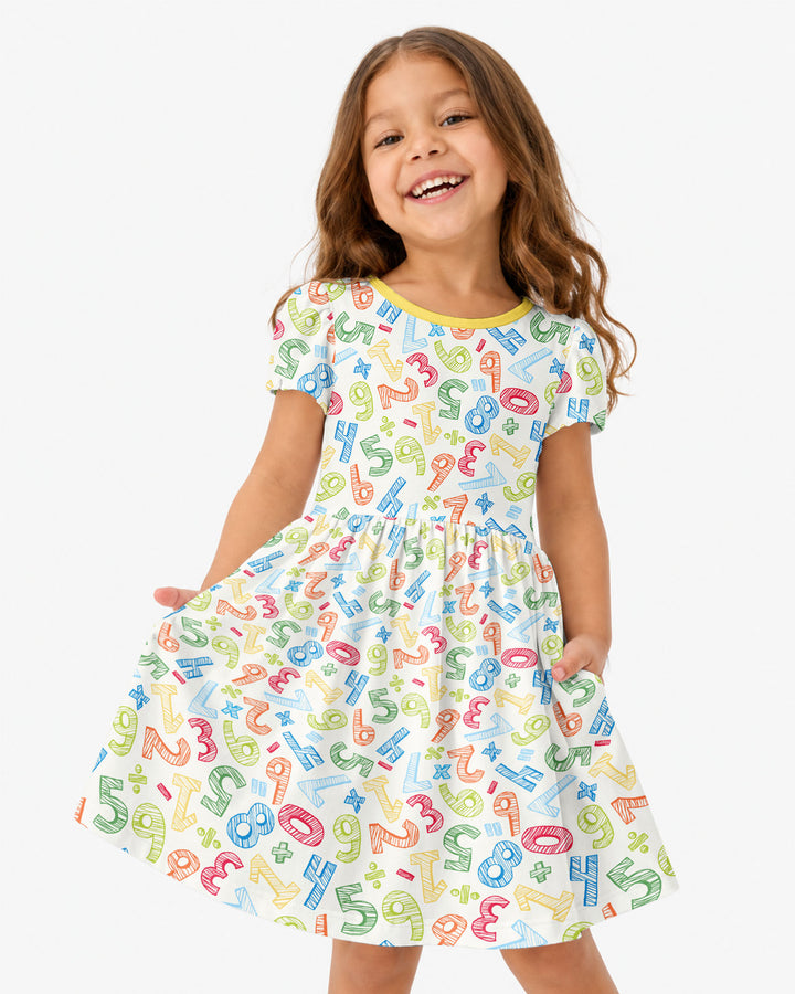 Math Doodles Bamboo Twirl Dress