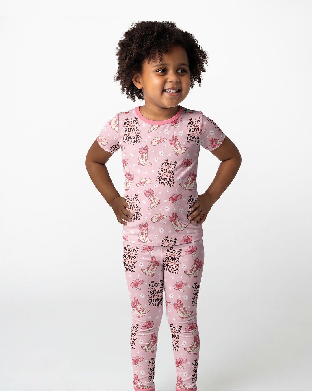 Zweiteiliges, kurzärmliges Pyjama-Set mit Marienkäfern