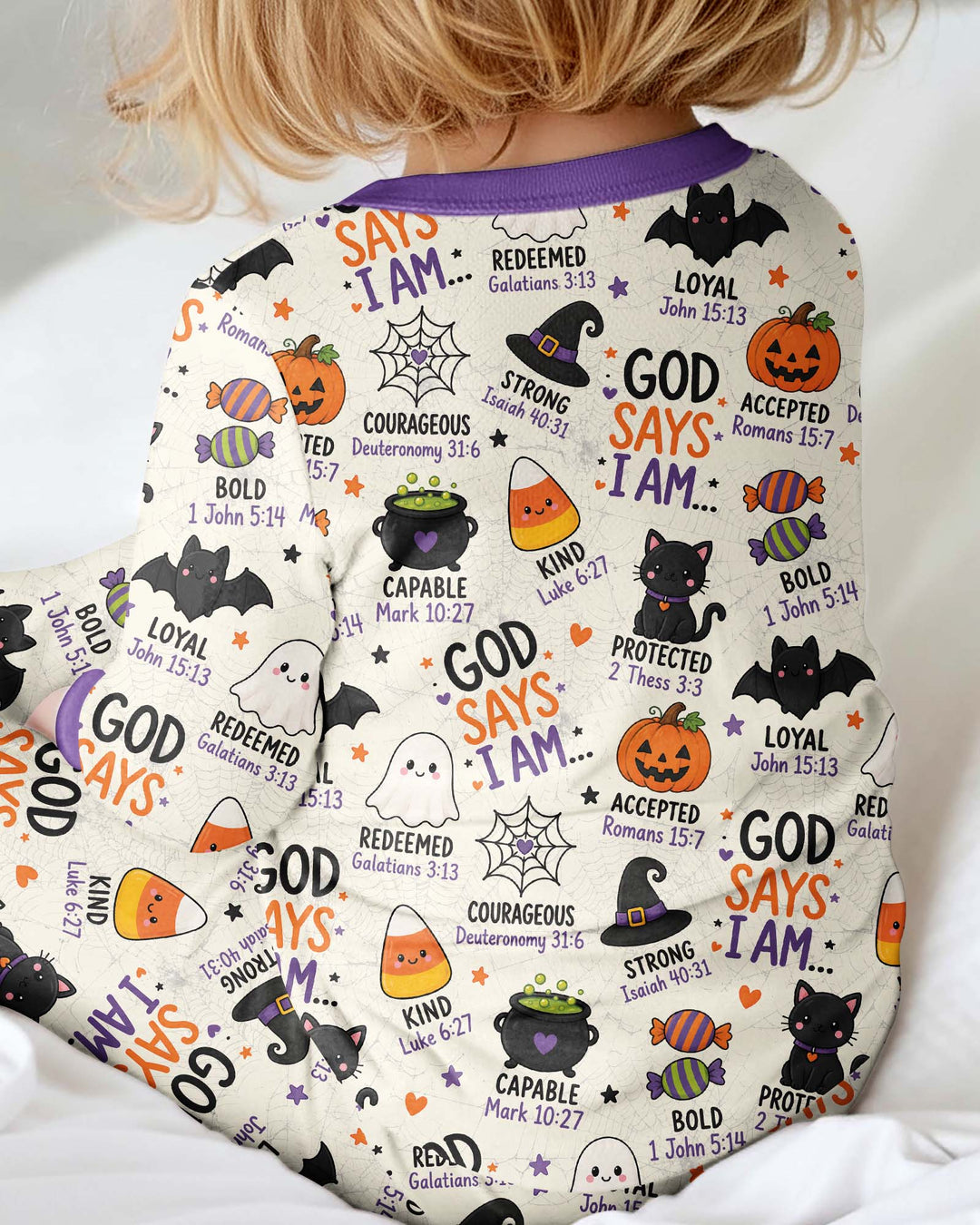 Halloween God Says I Am Bamboo Convertible Zippy