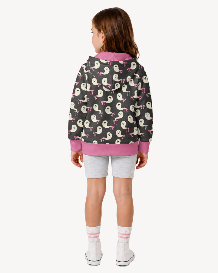 Little Ghosts Bamboo Zip Hoodie