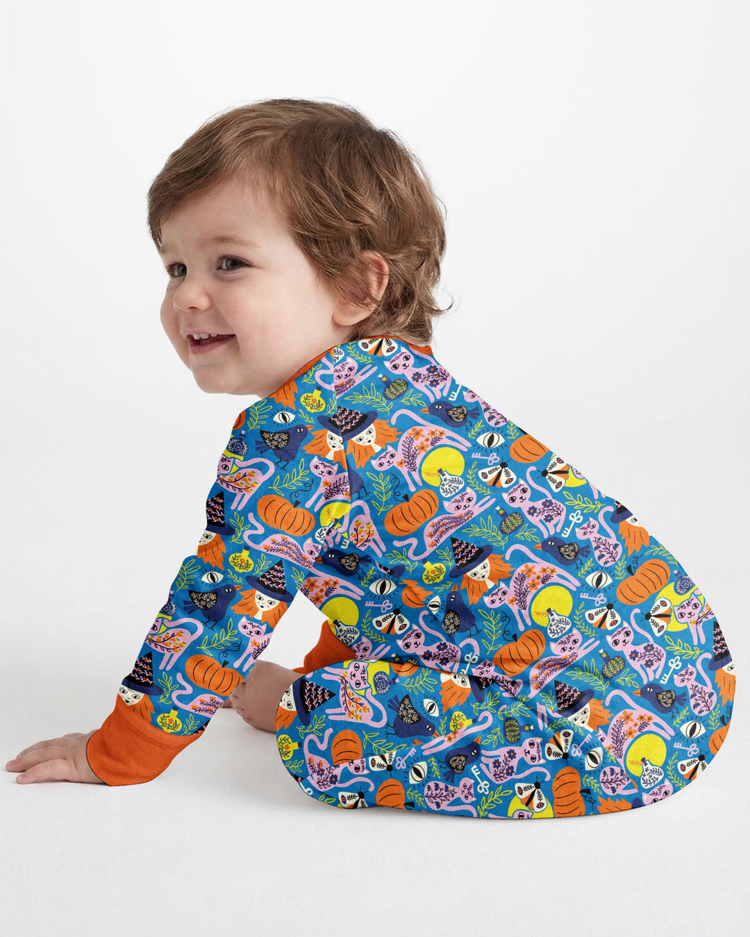 Whimsical Witch Cats Bamboo Convertible Zippy