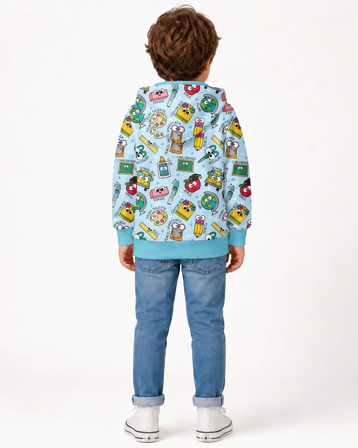 Happy School Pals Bamboo Zip Hoodie