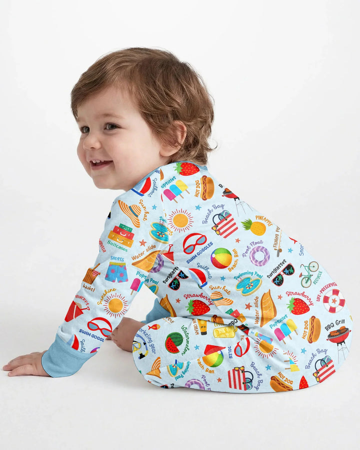Gerippte Babykleidung mit individuellem Foto - Weich &amp; Skizzenhaft