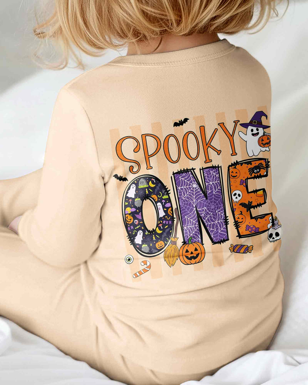 Personalized Spooky One Halloween First Birthday Bamboo Convertible Zippy