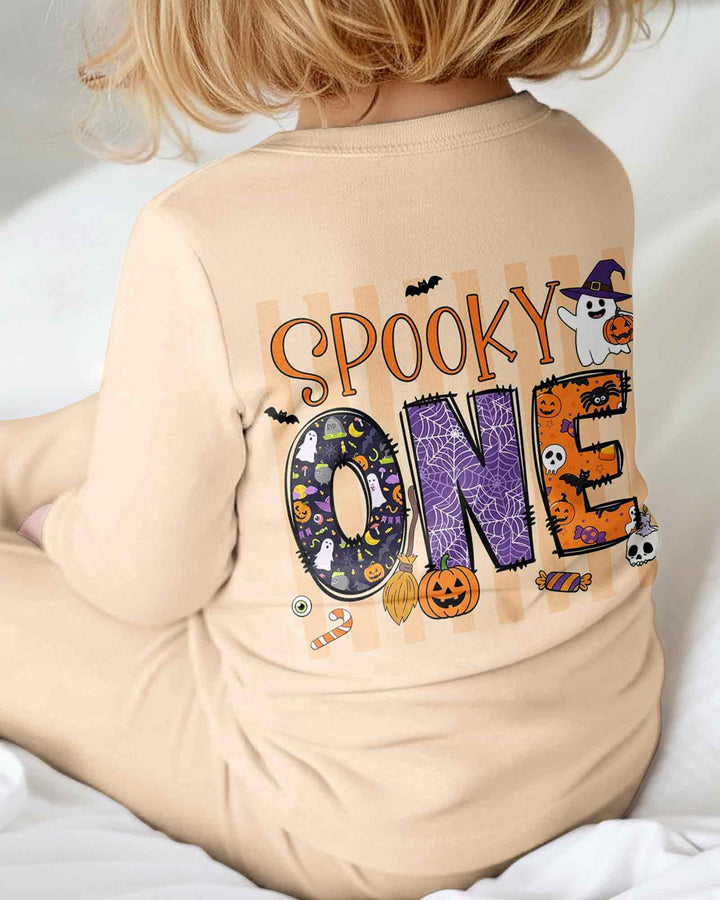 Personalized Spooky One Halloween First Birthday Bamboo Convertible Zippy