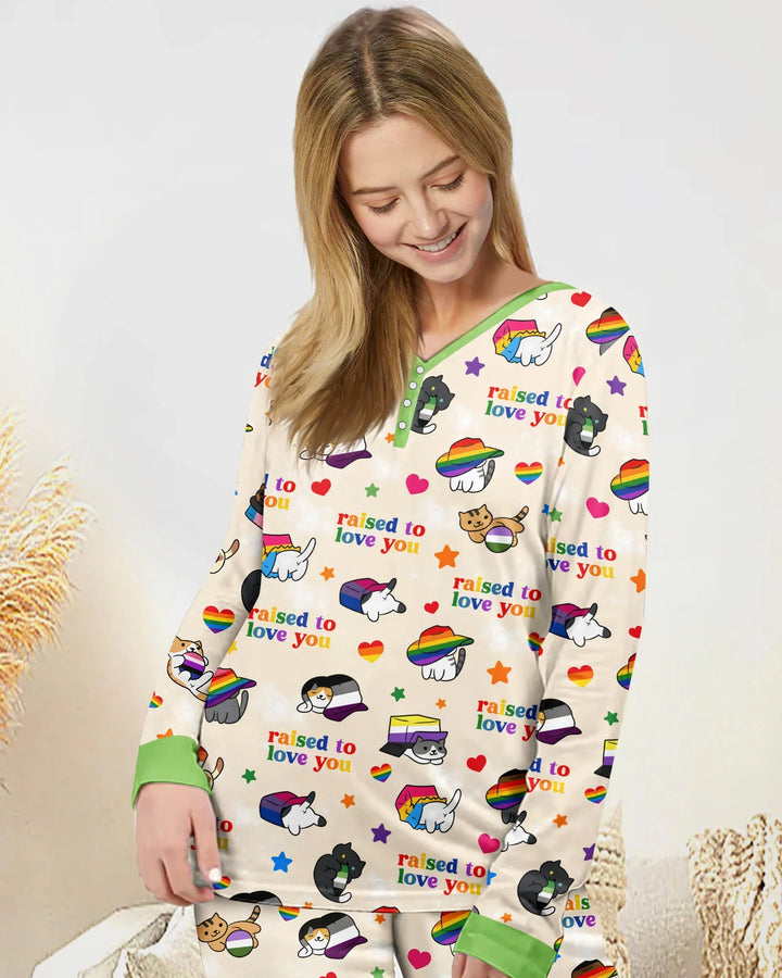Vorlage Bambus Damen Pyjama Set