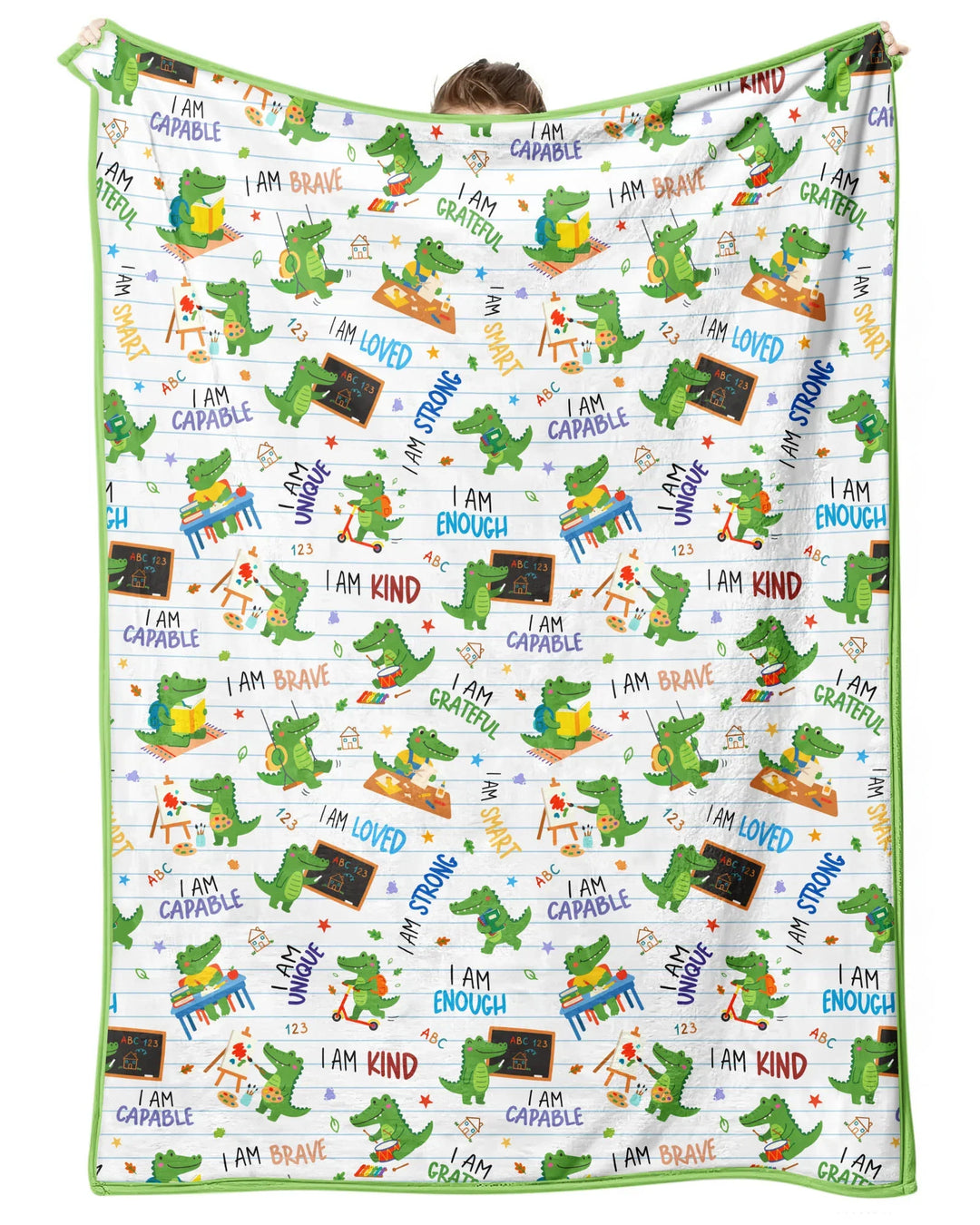 Brave Gator Days Bamboo Blanket
