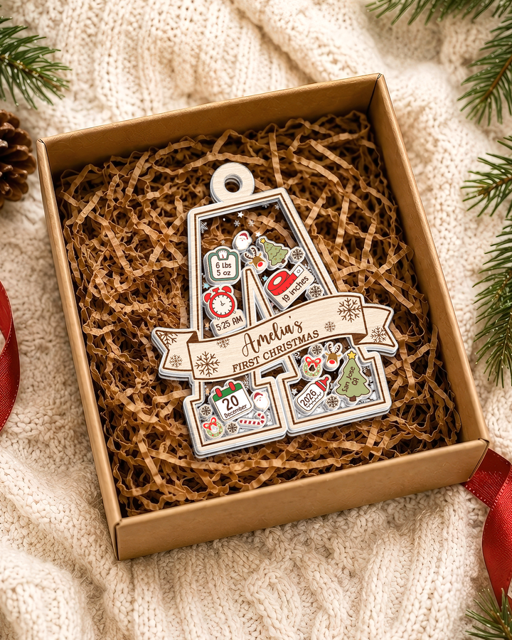Baby's First Christmas Shaker Ornament