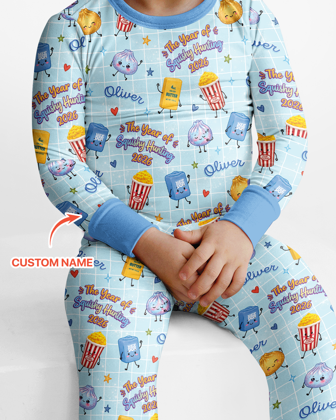 The Year of Squishy Hunting Bamboo Two Piece Long Sleeve Pajama Set