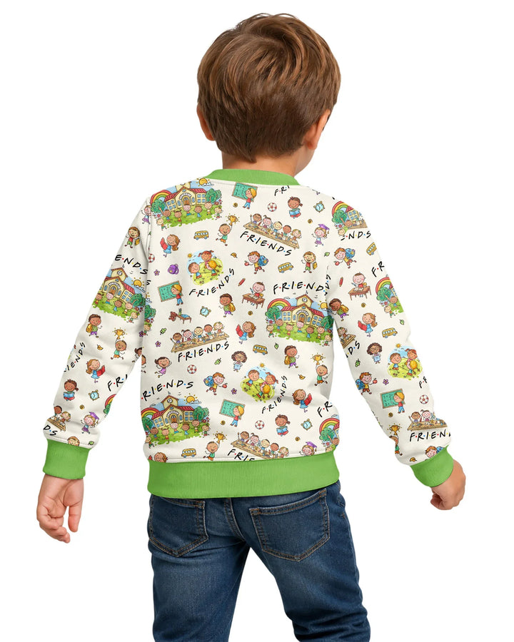 Sweatshirt mit Rundhalsausschnitt aus Bambusfaser
