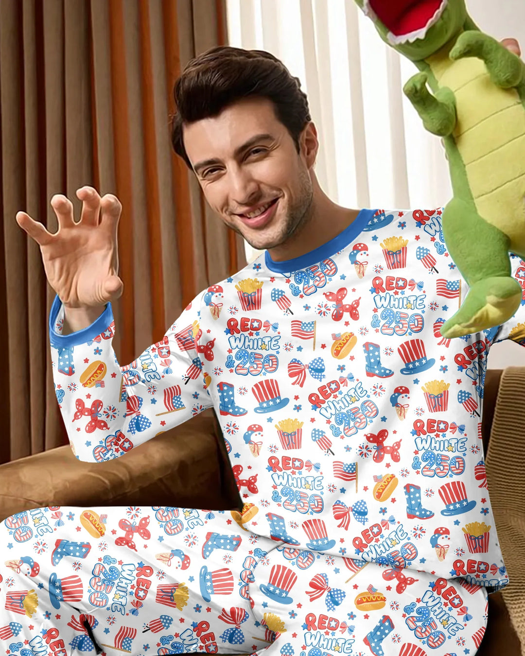 Vorlage Herren-Pyjama-Set