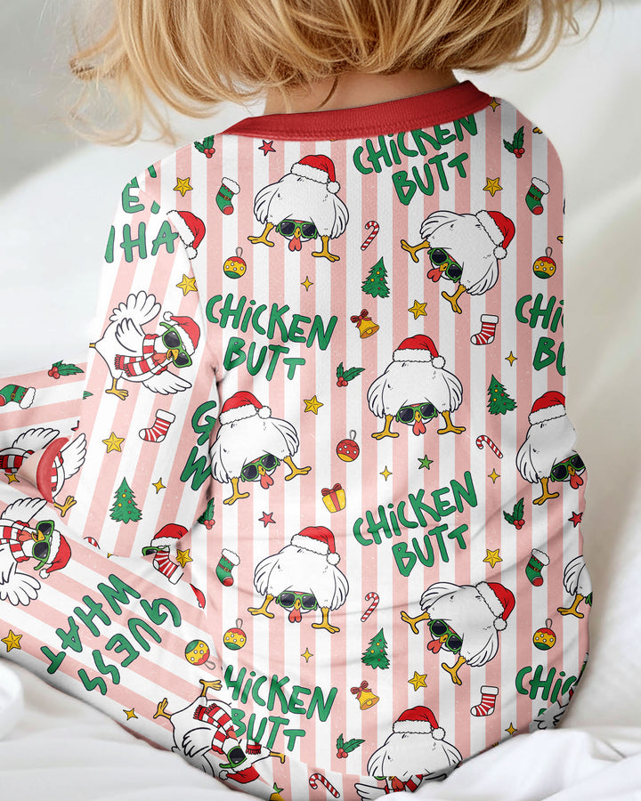Guess What Chicken Butt Christmas Bamboo Convertible Zippy