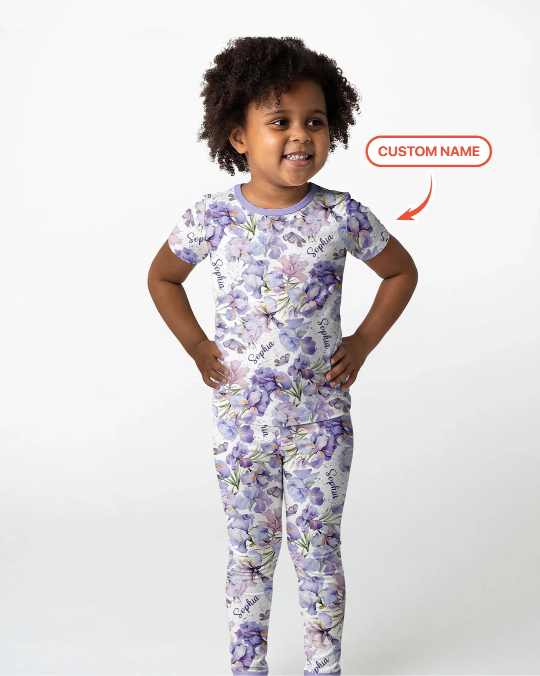 Zweiteiliges, kurzärmliges Pyjama-Set mit Marienkäfern