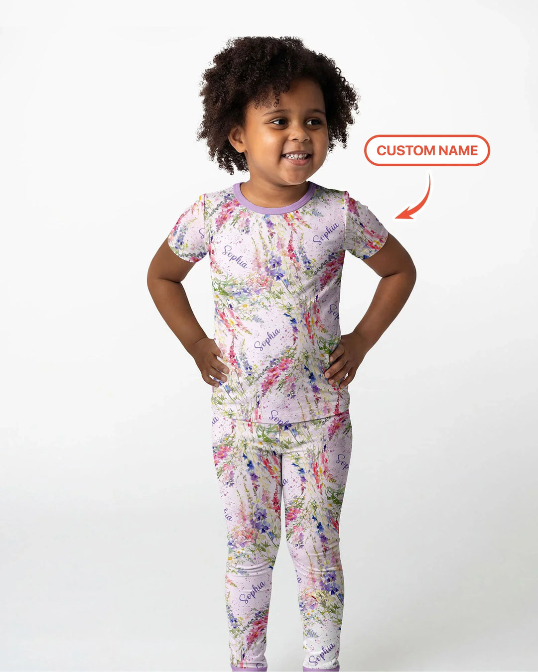 Zweiteiliges, kurzärmliges Pyjama-Set mit Marienkäfern