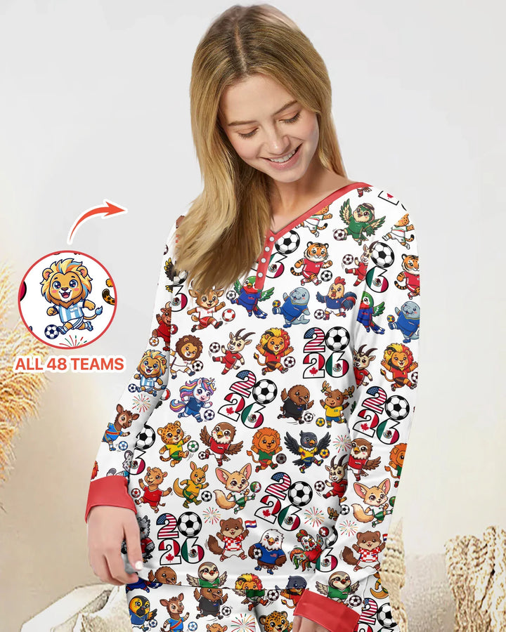 Vorlage Bambus Damen Pyjama Set