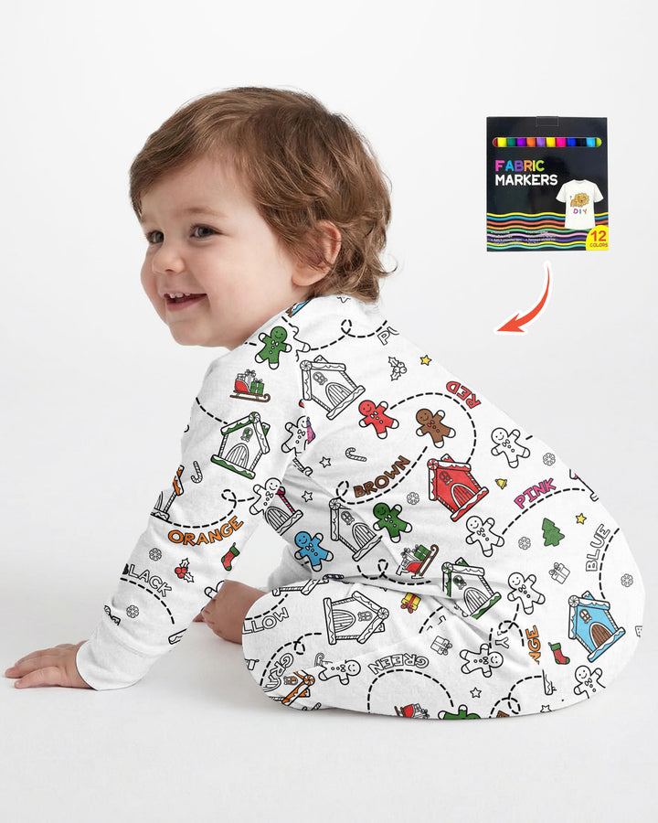 Colorable Matching Color Gingerbread Bamboo Convertible Zippy