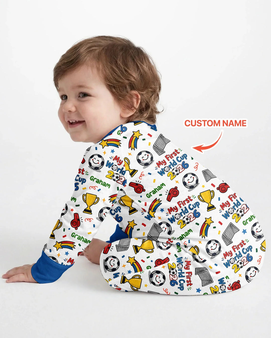 Custom Name My First Soccer Cup Bamboo Convertible Zippy