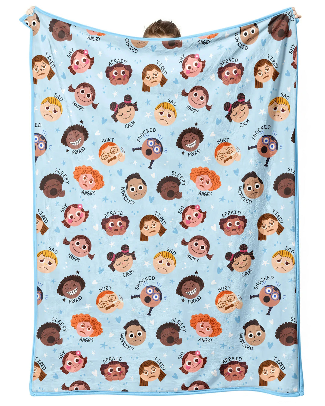 Feelings Vocabulary Bamboo Blanket