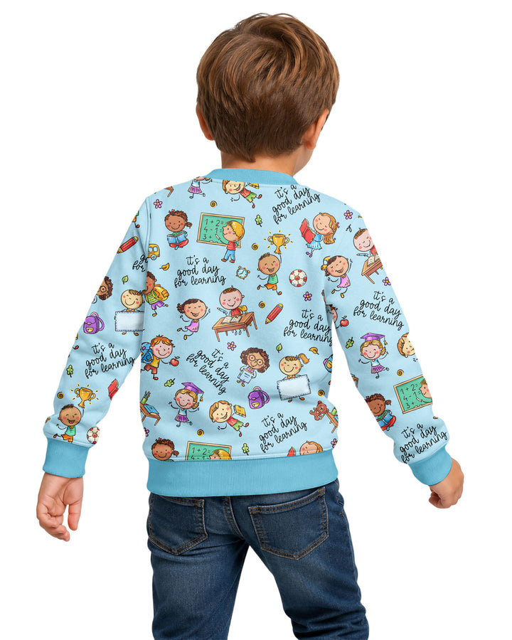 Little Learners Adventure Bamboo Crewneck Sweatshirt