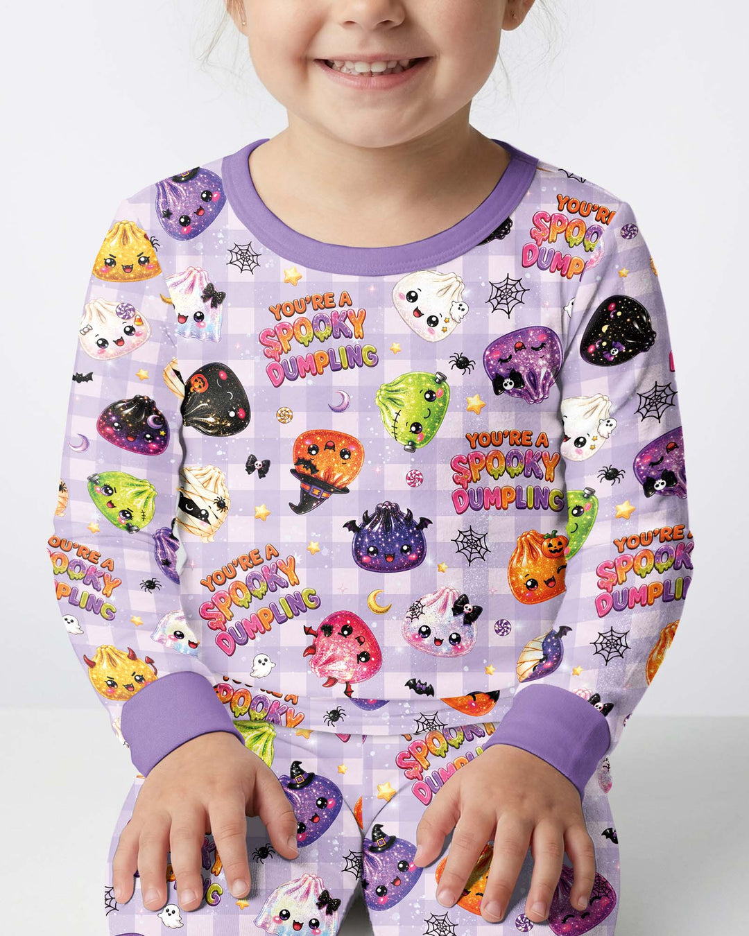 You're A Spooky Dumpling Bamboo Two Piece Long Sleeve Pajama Set